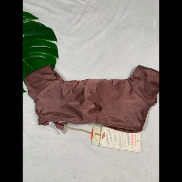NWT Maaji Shimmering Cognac Cumbia Bikini Top in Coper Pink [SZ Small‎ ] - Picture 6 of 8